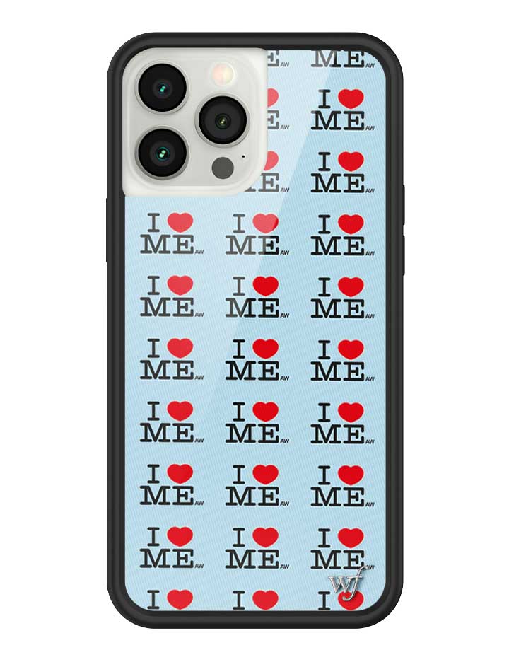 I Heart Me | Blue iPhone Case by Wildflower