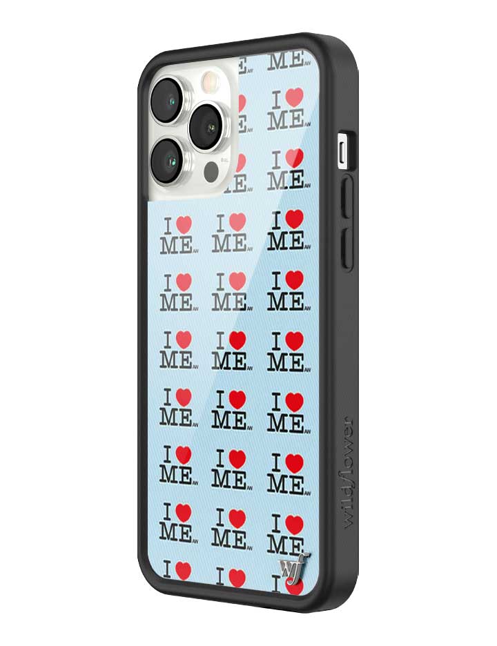 I Heart Me | Blue iPhone Case by Wildflower