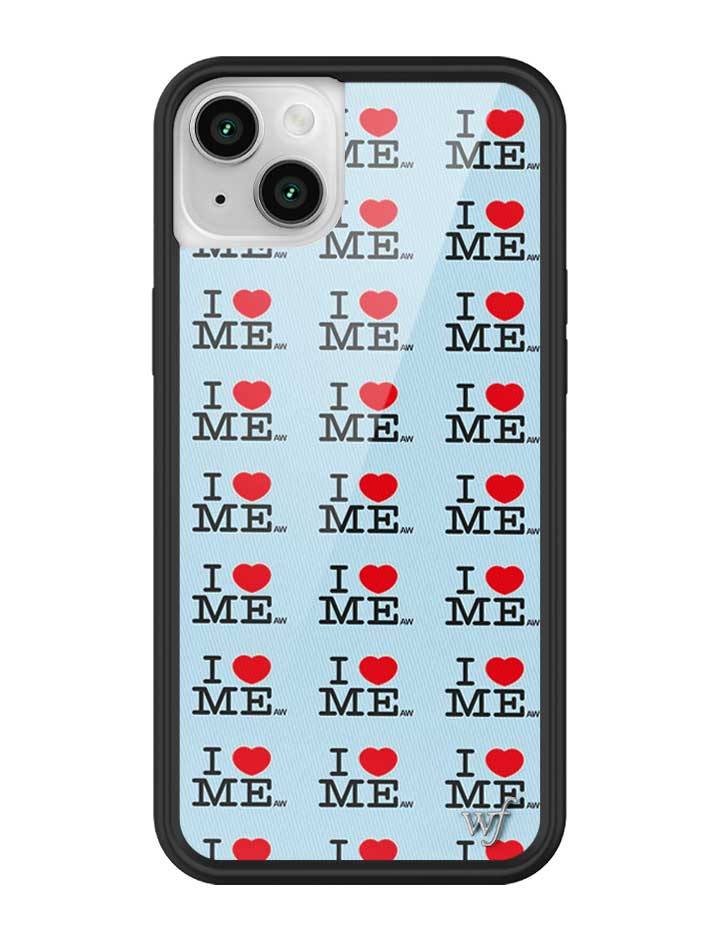 I Heart Me | Blue iPhone Case by Wildflower