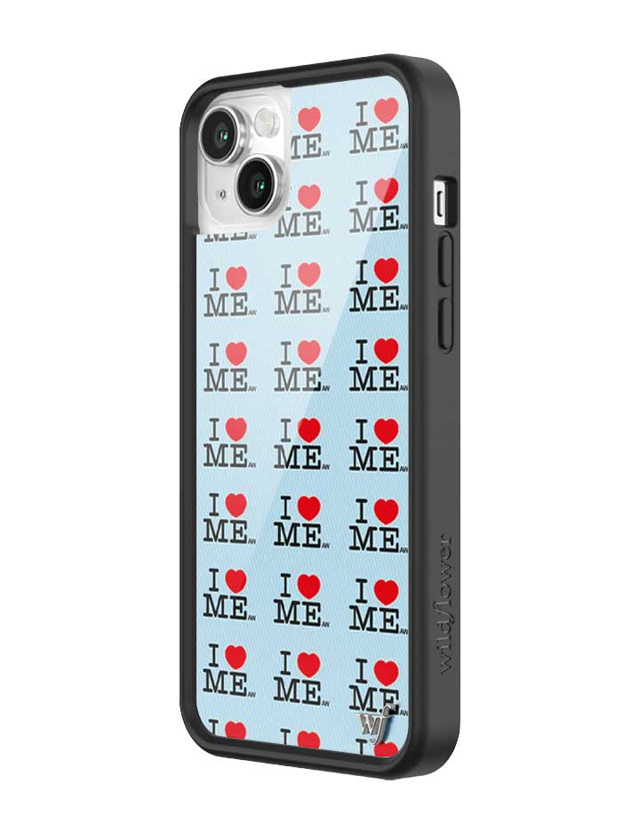 I Heart Me | Blue iPhone Case by Wildflower