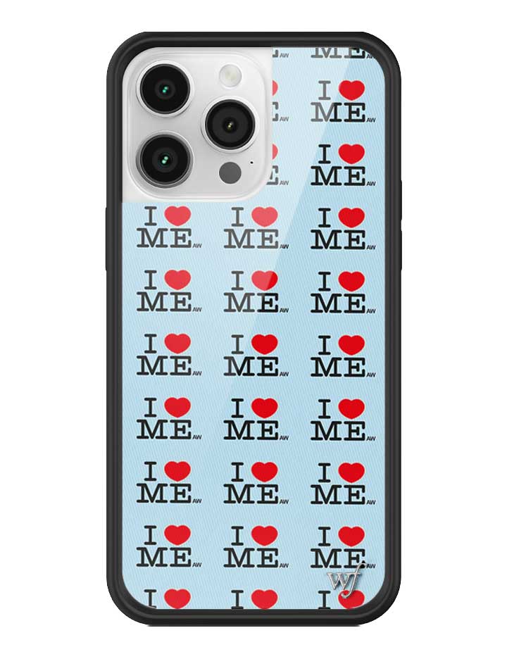 I Heart Me | Blue iPhone Case by Wildflower