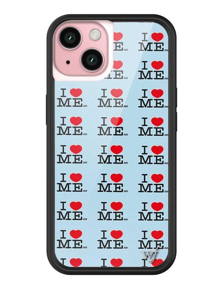 I Heart Me | Blue iPhone Case by Wildflower