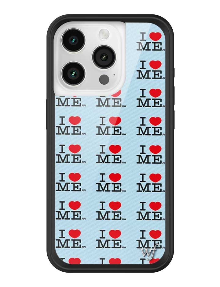 I Heart Me | Blue iPhone Case by Wildflower