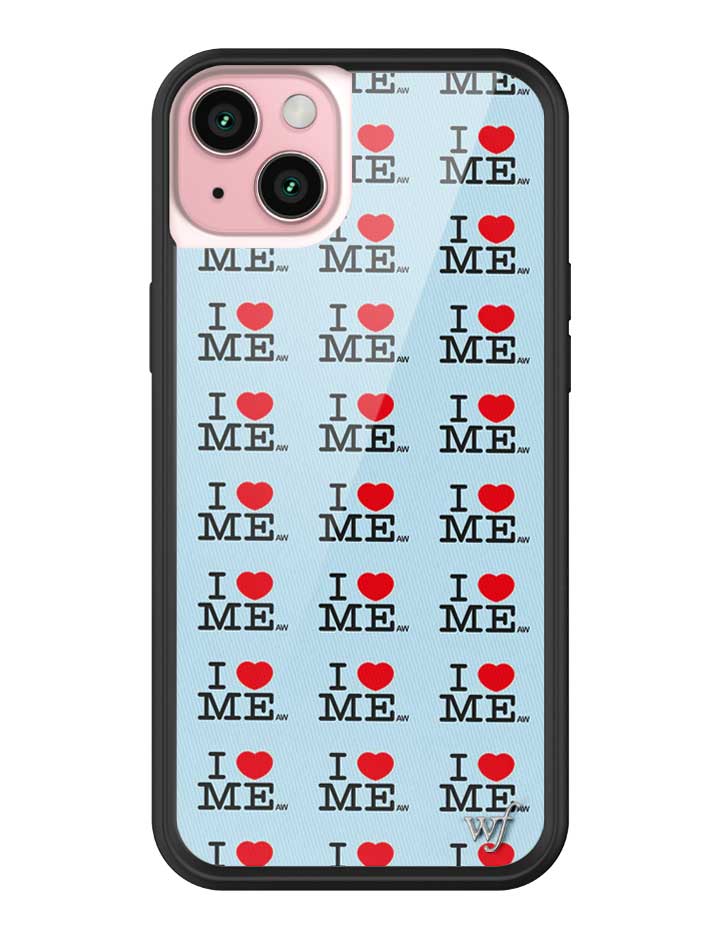 I Heart Me | Blue iPhone Case by Wildflower