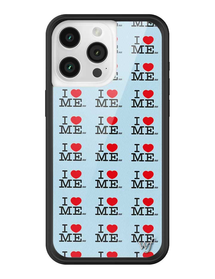 I Heart Me | Blue iPhone Case by Wildflower