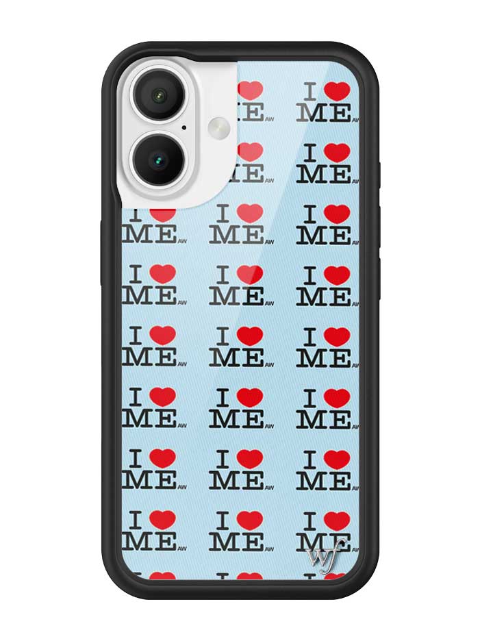 I Heart Me | Blue iPhone Case by Wildflower
