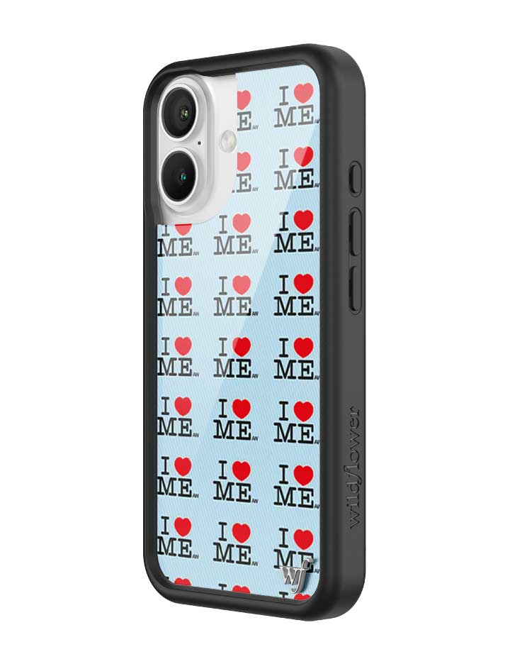 I Heart Me | Blue iPhone Case by Wildflower