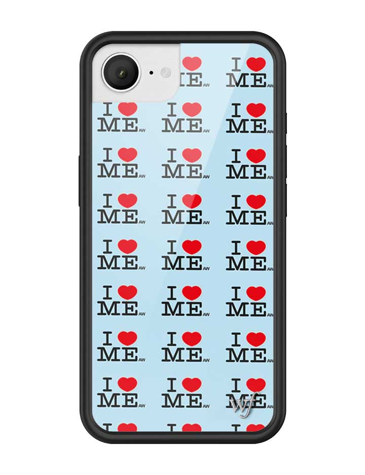 I Heart Me | Blue iPhone Case by Wildflower
