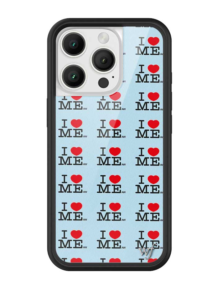 I Heart Me | Blue iPhone Case by Wildflower