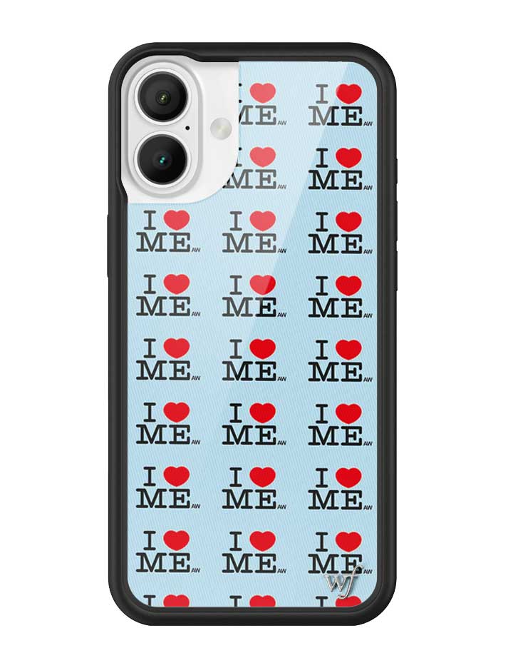 I Heart Me | Blue iPhone Case by Wildflower