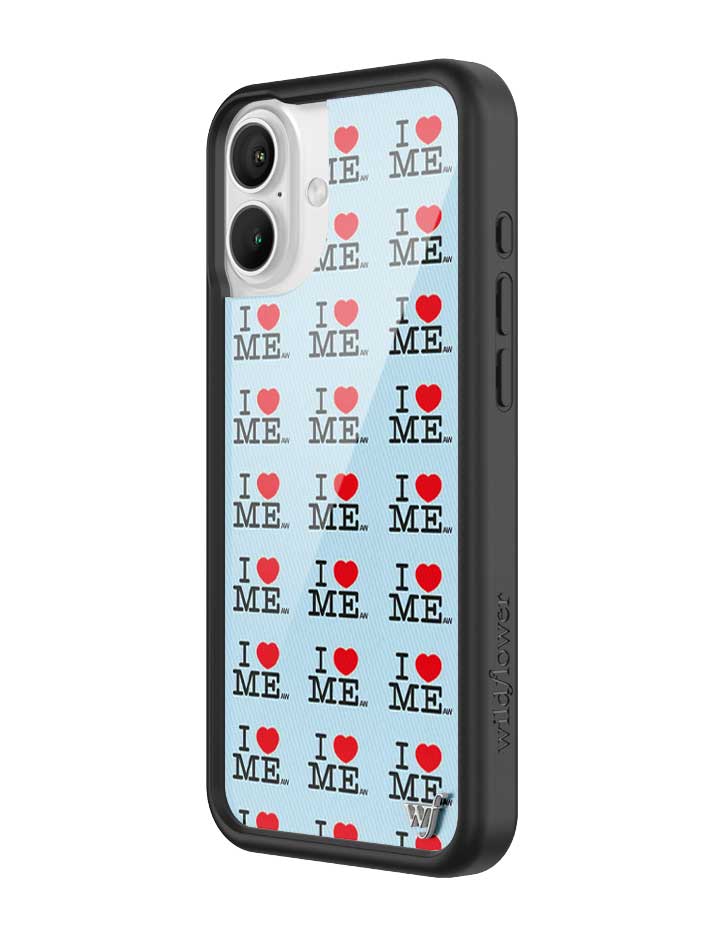 I Heart Me | Blue iPhone Case by Wildflower