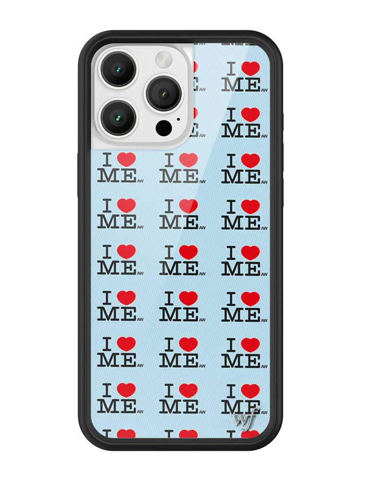 I Heart Me | Blue iPhone Case by Wildflower