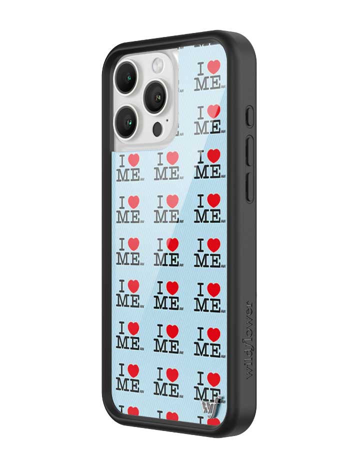 I Heart Me | Blue iPhone Case by Wildflower