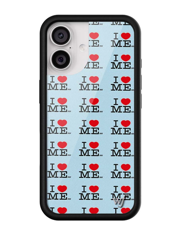 I Heart Me | Blue iPhone Case by Wildflower