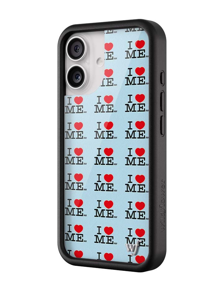I Heart Me | Blue iPhone Case by Wildflower