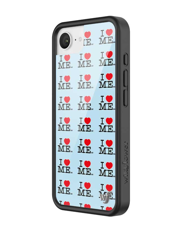 I Heart Me | Blue iPhone Case by Wildflower
