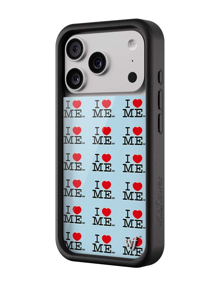 I Heart Me | Blue iPhone Case by Wildflower