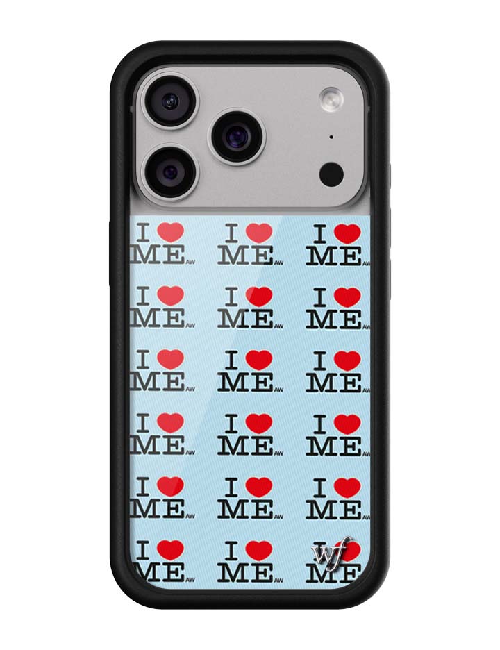 I Heart Me | Blue iPhone Case by Wildflower