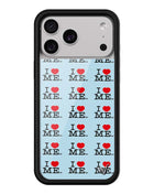 I Heart Me | Blue iPhone Case by Wildflower