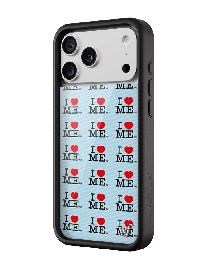 I Heart Me | Blue iPhone Case by Wildflower