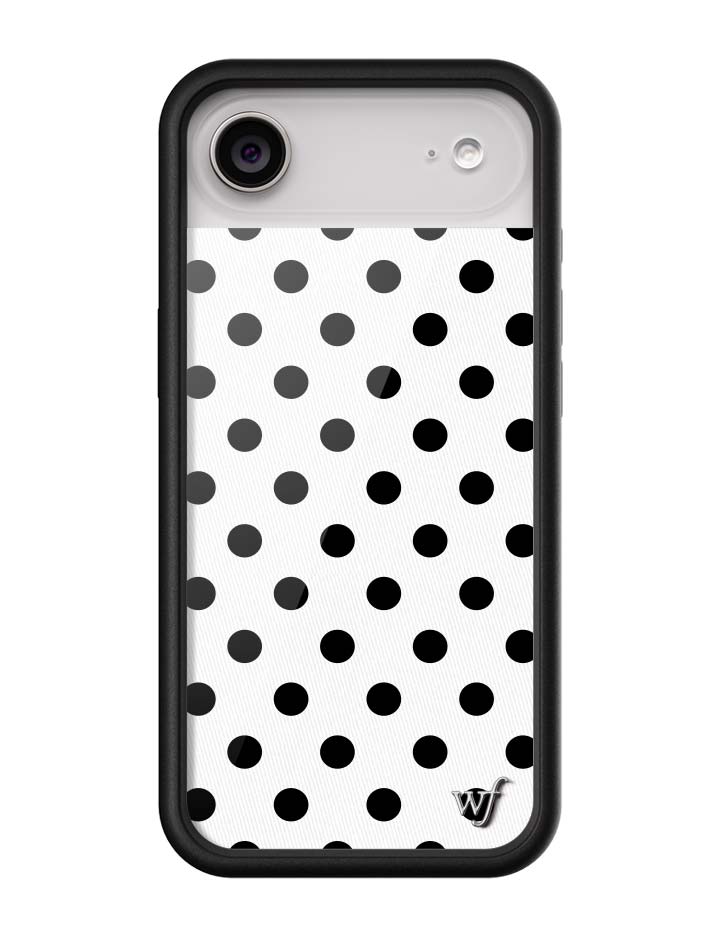 Polka Dot | White and Black iPhone Case iPhone Air iPhone Case Wildflower Cases