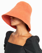 BLOOM Crochet Hat In Burnt Sienna One size Burnt Sienna Cotton Crochet BrunnaCo