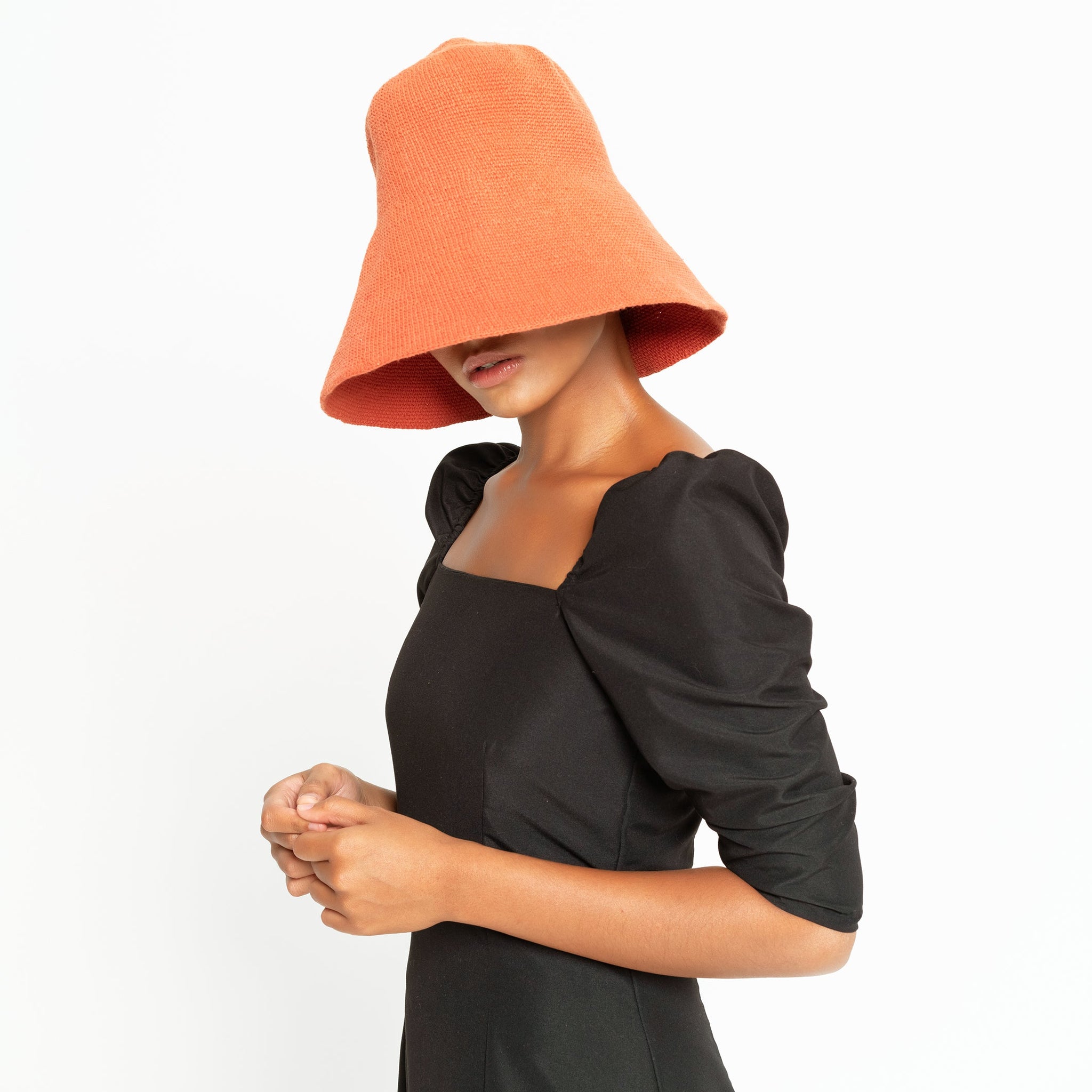 BLOOM Crochet Hat In Burnt Sienna BrunnaCo