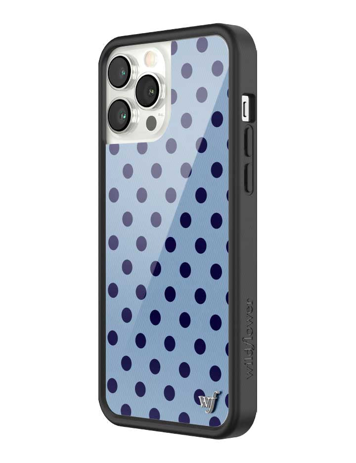 Polka Dot | Blue and Navy Blue iPhone Case iPhone Case Wildflower Cases