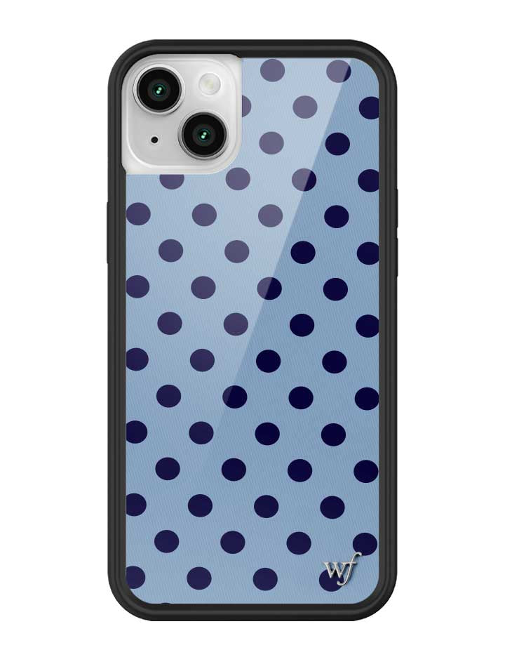 Polka Dot | Blue and Navy Blue iPhone Case iPhone 14 iPhone Case Wildflower Cases