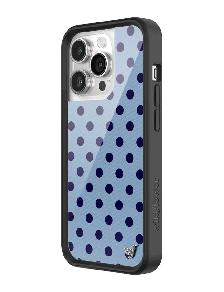Polka Dot | Blue and Navy Blue iPhone Case iPhone Case Wildflower Cases
