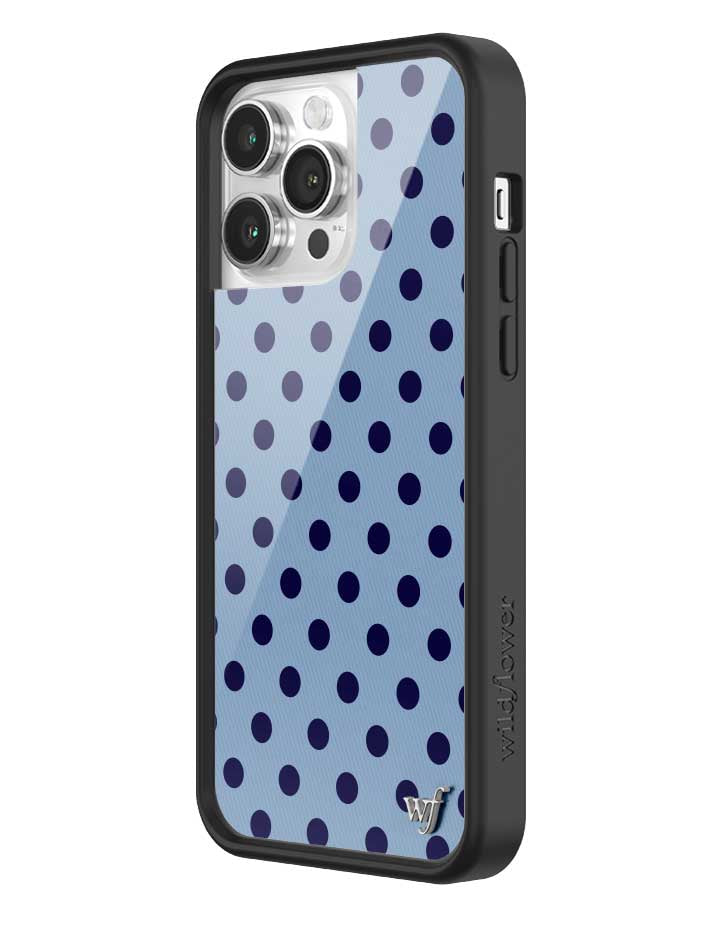 Polka Dot | Blue and Navy Blue iPhone Case iPhone Case Wildflower Cases
