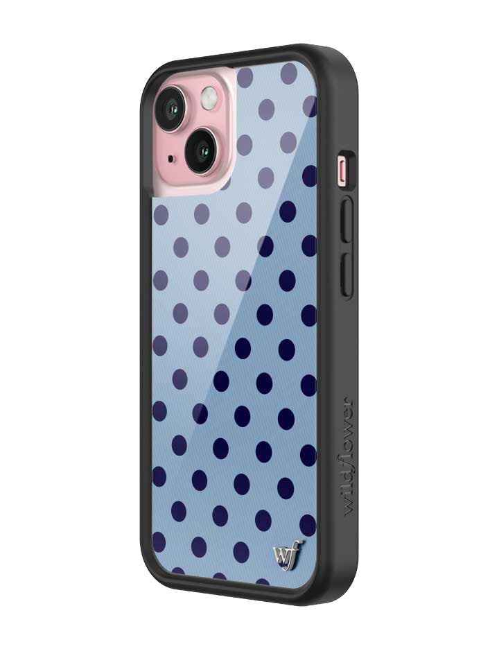 Polka Dot | Blue and Navy Blue iPhone Case iPhone Case Wildflower Cases