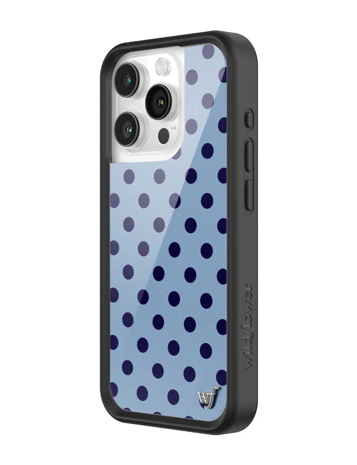 Polka Dot | Blue and Navy Blue iPhone Case iPhone Case Wildflower Cases