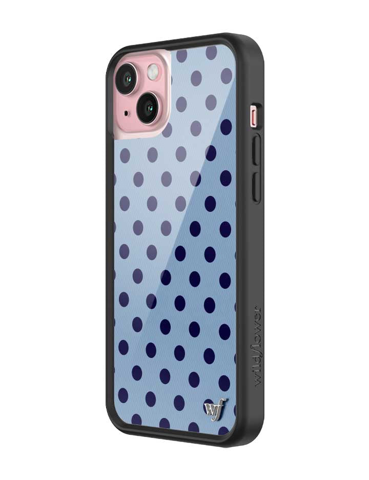 Polka Dot | Blue and Navy Blue iPhone Case iPhone Case Wildflower Cases