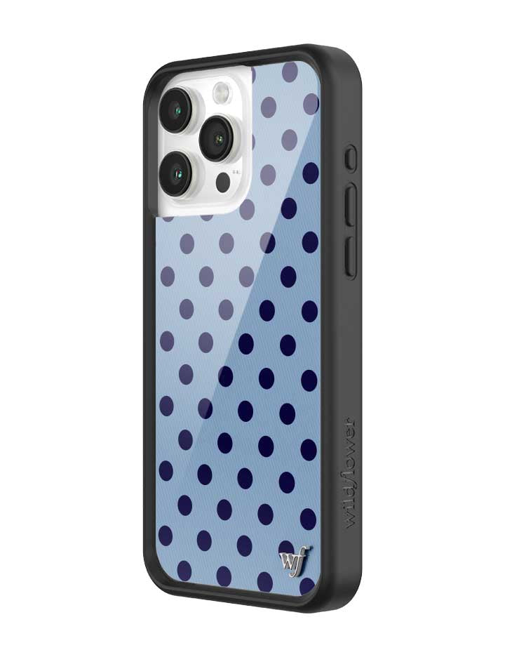 Polka Dot | Blue and Navy Blue iPhone Case iPhone Case Wildflower Cases