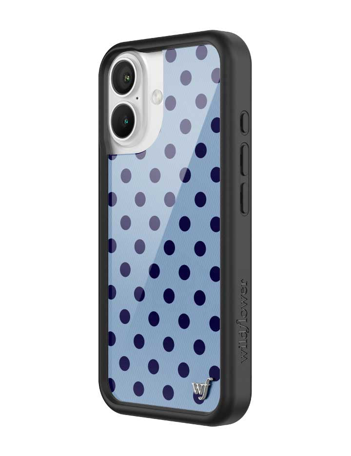 Polka Dot | Blue and Navy Blue iPhone Case iPhone Case Wildflower Cases