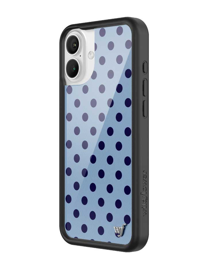 Polka Dot | Blue and Navy Blue iPhone Case iPhone Case Wildflower Cases