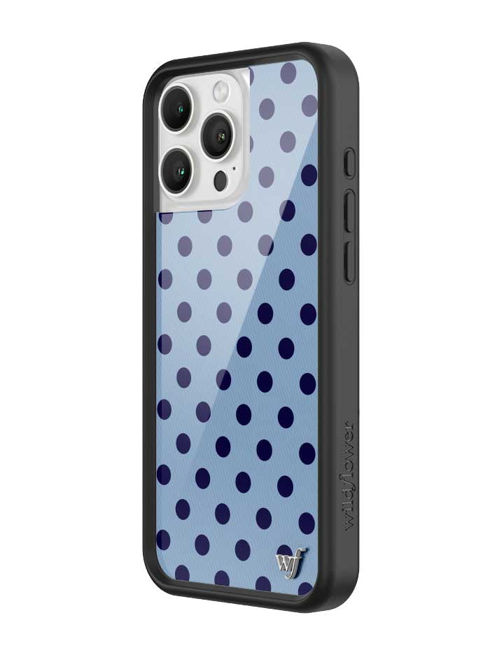 Polka Dot | Blue and Navy Blue iPhone Case iPhone Case Wildflower Cases
