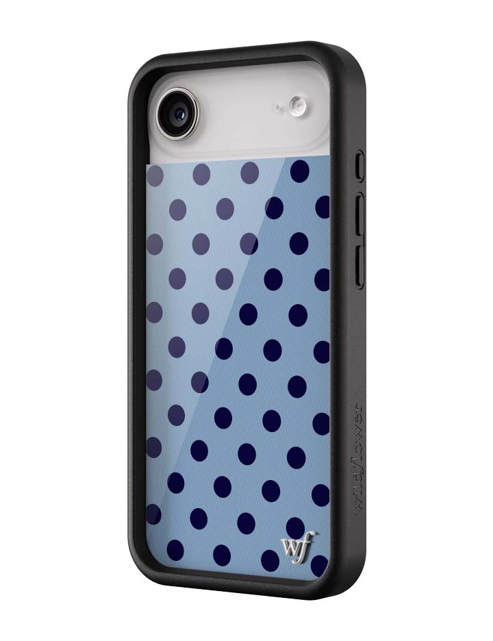 Polka Dot | Blue and Navy Blue iPhone Case iPhone Case Wildflower Cases