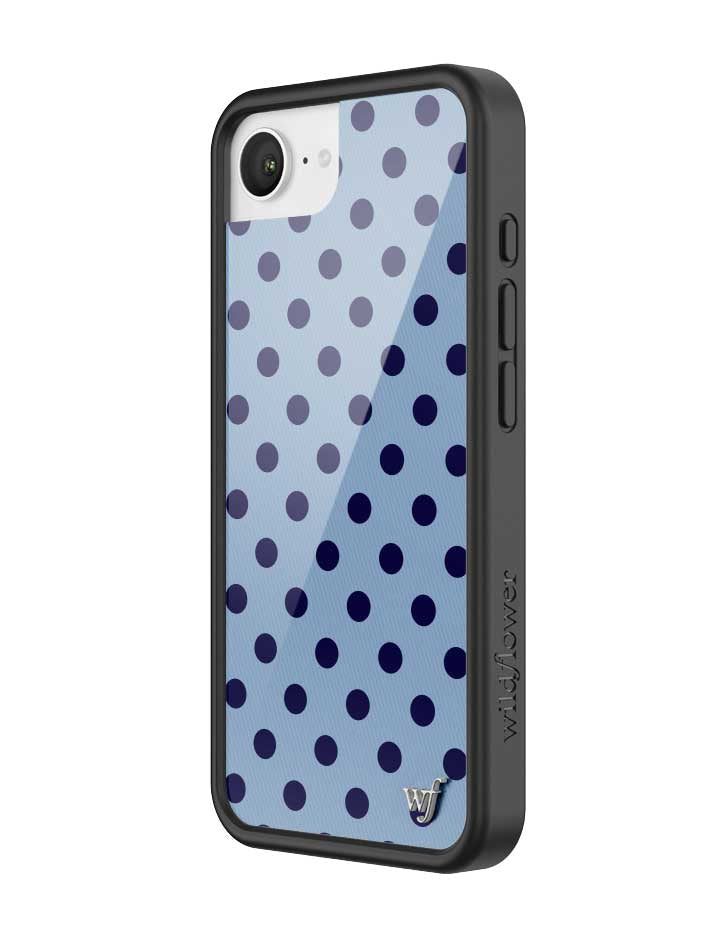 Polka Dot | Blue and Navy Blue iPhone Case iPhone Case Wildflower Cases