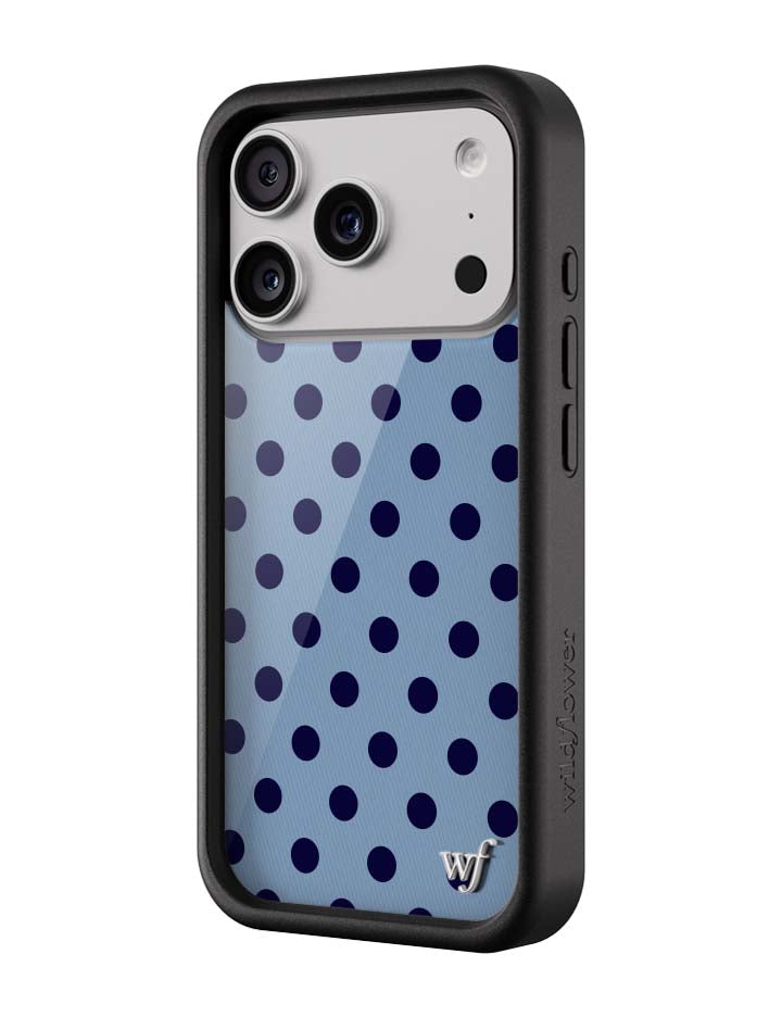 Polka Dot | Blue and Navy Blue iPhone Case iPhone Case Wildflower Cases