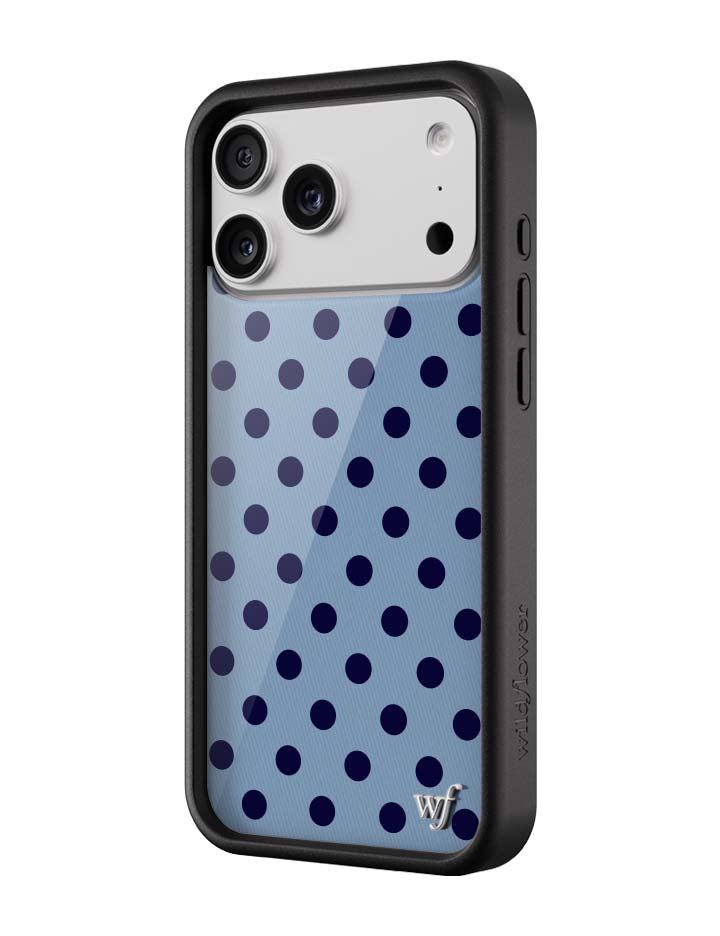 Polka Dot | Blue and Navy Blue iPhone Case iPhone Case Wildflower Cases