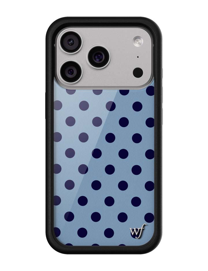 Polka Dot | Blue and Navy Blue iPhone Case