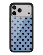Polka Dot | Blue and Navy Blue iPhone Case