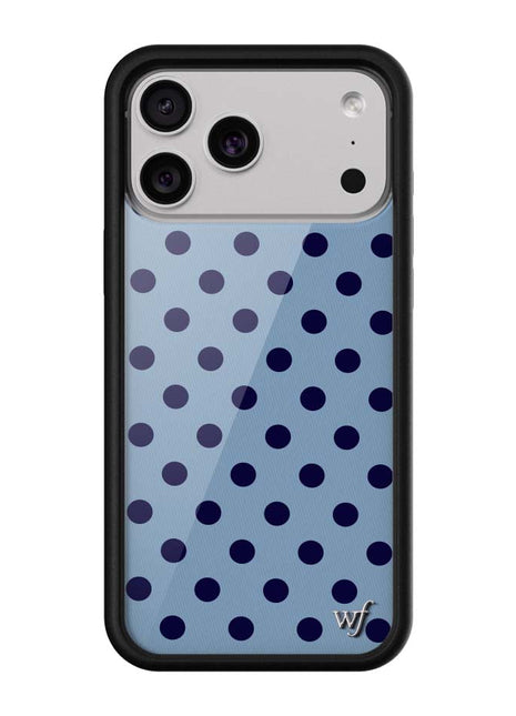 Polka Dot | Blue and Navy Blue iPhone Case