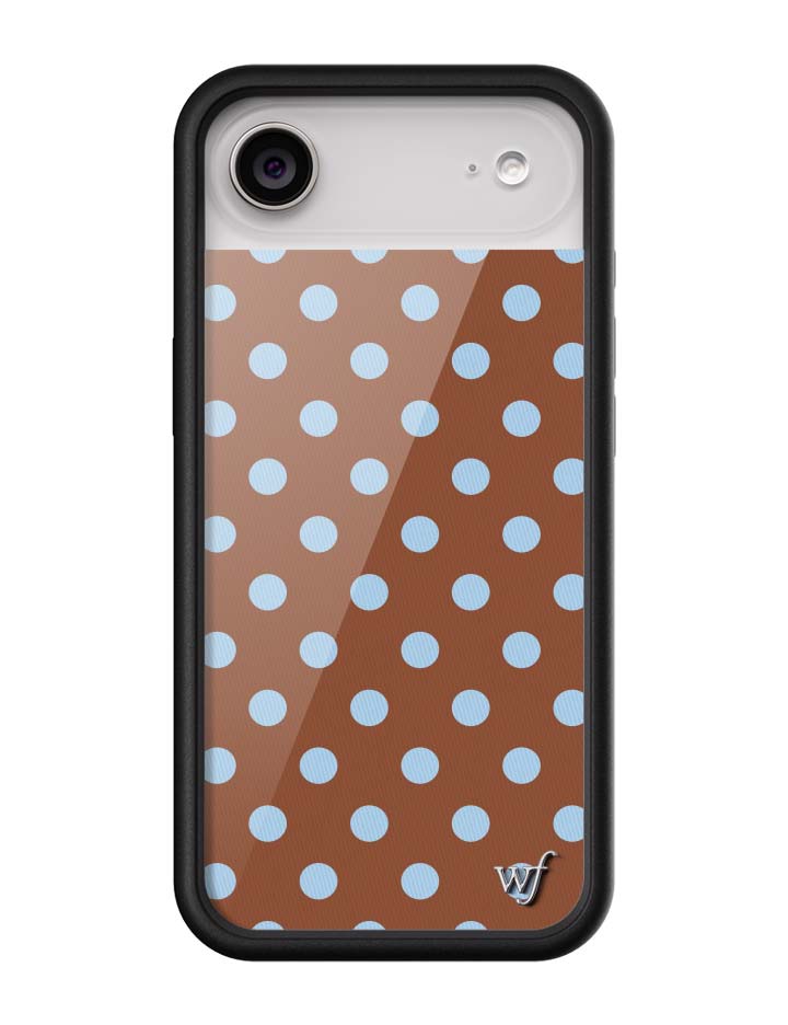 Polka Dot | Brown and Blue iPhone Case iPhone Air iPhone Case Wildflower Cases