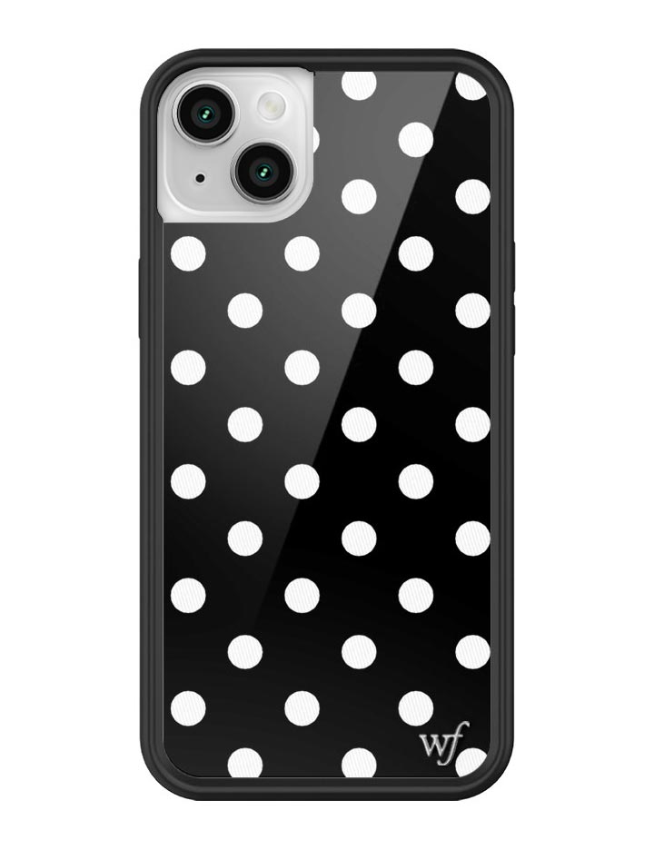 Polka Dot | Black and White iPhone Case iPhone 14 iPhone Case Wildflower Cases