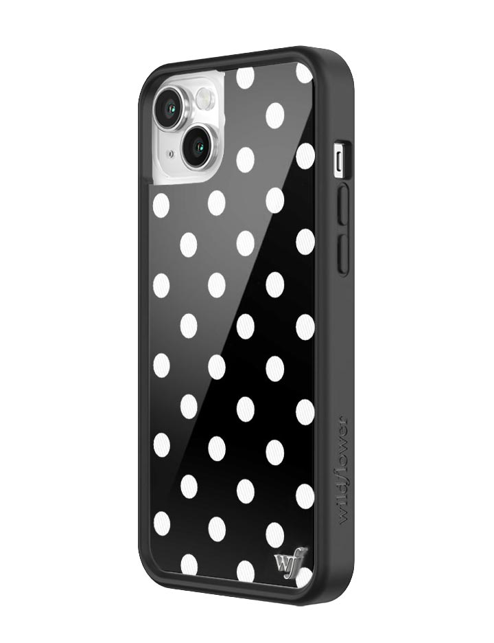 Polka Dot | Black and White iPhone Case iPhone Case Wildflower Cases