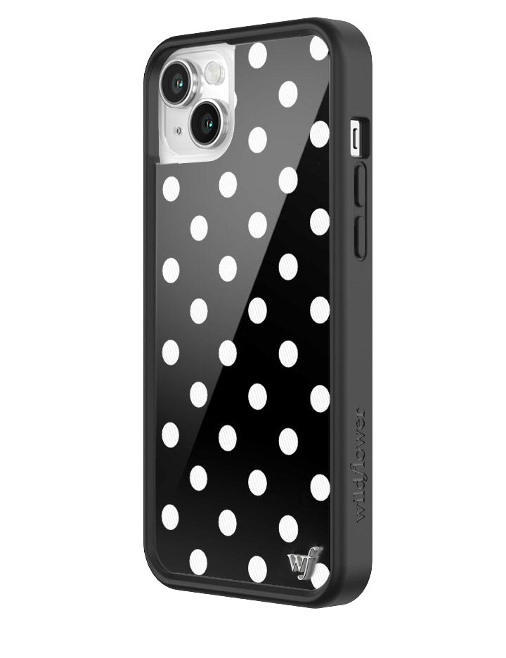 Polka Dot | Black and White iPhone Case iPhone Case Wildflower Cases