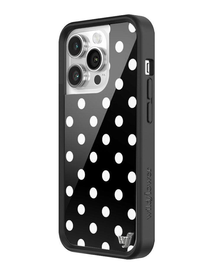 Polka Dot | Black and White iPhone Case iPhone Case Wildflower Cases